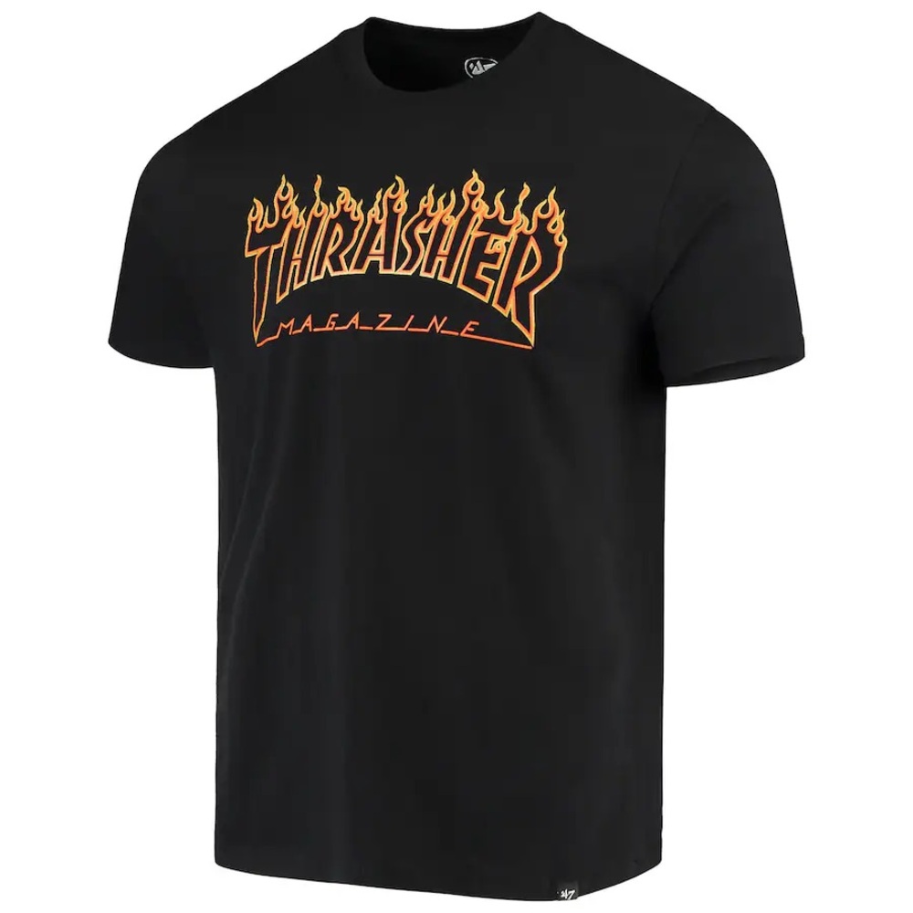 Thrasher Magazine x ‘47 Brand SF Giants MVP Splitter Flame tee NWOTs men’s sz M - Picture 2 of 4